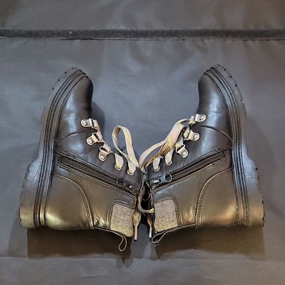 CAT&JACK LACE UP CLOSURE ROUND TOE TODDLER BOOT - Picture 14 of 14